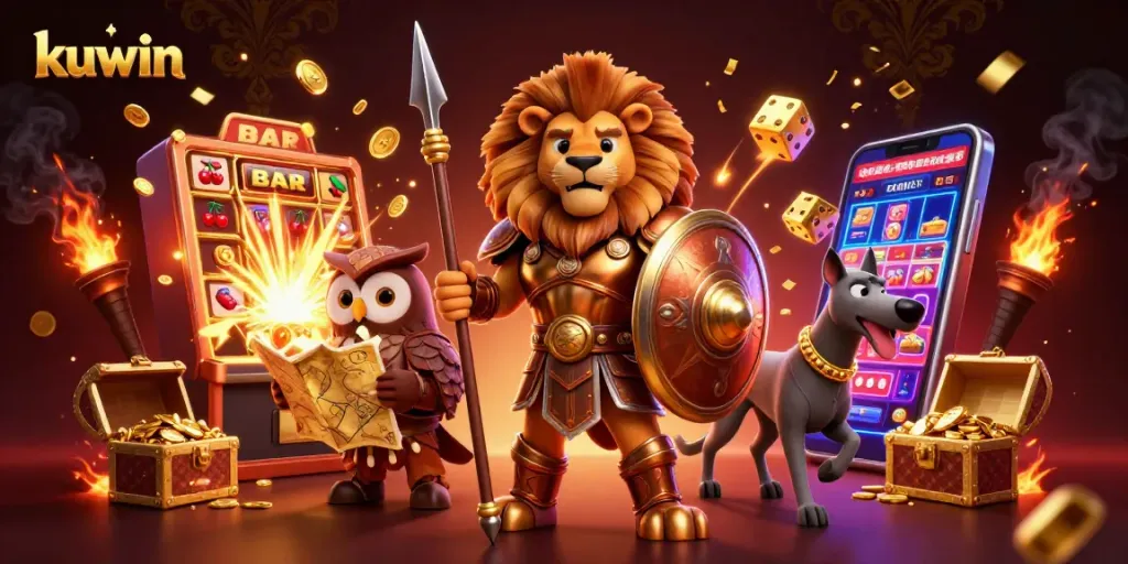 Kuwin empowers players with thrilling slot machines and jackpot bursts in a vibrant casino atmosphere.