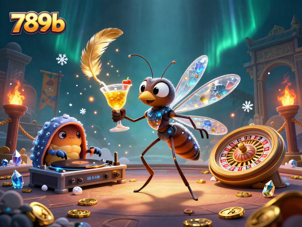 Engage with the vibrant atmosphere of 789b featuring a casino mascot bringing excitement to gaming