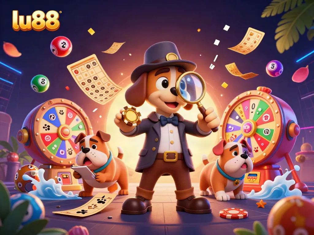 Experience the thrill of winning at lu88 with this vibrant and detailed casino adventure scene.