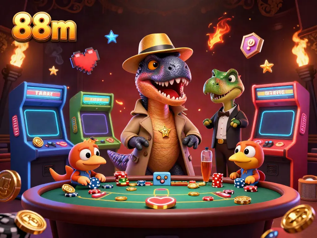 Experience thrilling casino action with 88m in a vibrant, immersive online gaming scene.