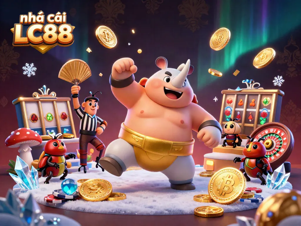 Experience the thrill of nhà cái LC88 with an exciting 3D casino showdown featuring vibrant characters and dynamic game elements.