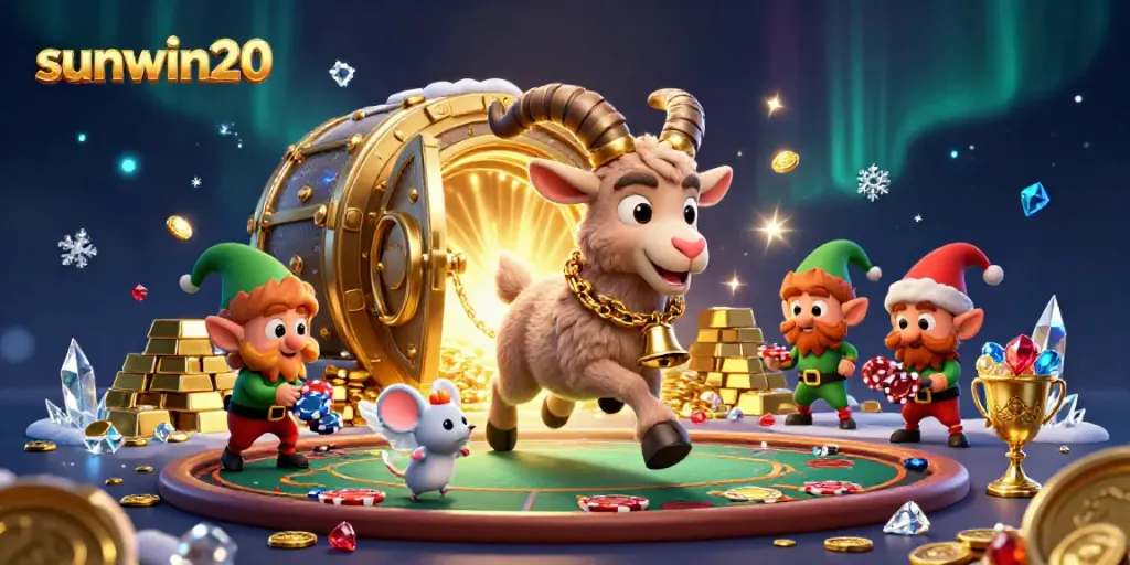 Experience the thrilling atmosphere at sunwin20 with dynamic casino characters and rich treasures.