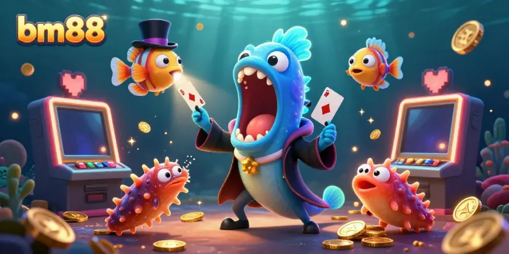 bm88 offers thrilling casino experiences with dynamic features, bright slot machines, and enchanted sea creature magicians.