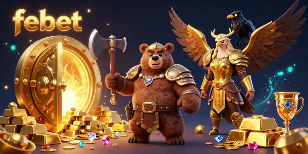 Experience epic wins with febet at this vibrant online casino featuring stunning treasures and characters.